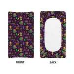 Mardi Gras Party Pattern Print Changing Pad Cover