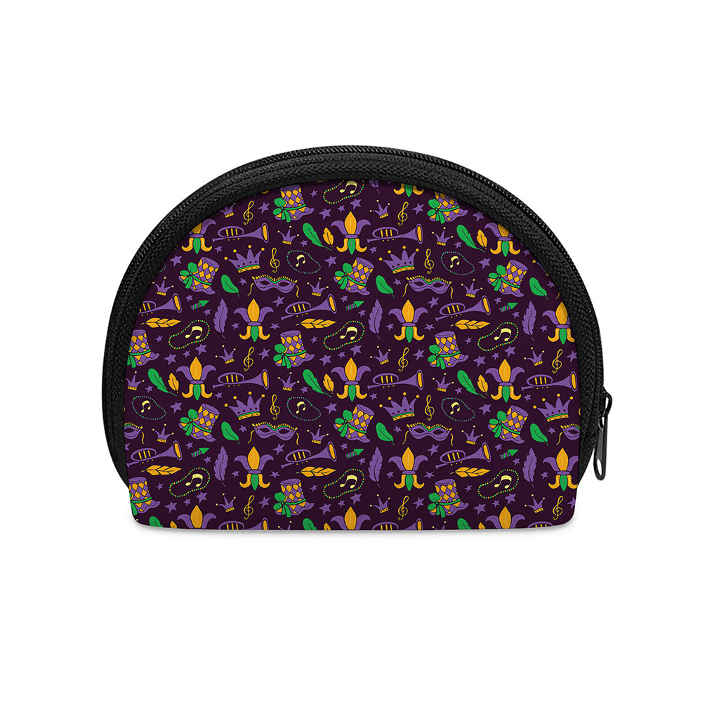 Mardi Gras Party Pattern Print Coin Purse