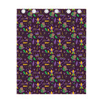Mardi Gras Party Pattern Print Curtain