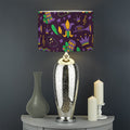 Mardi Gras Party Pattern Print Drum Lamp Shade
