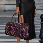 Mardi Gras Party Pattern Print Duffle Bag