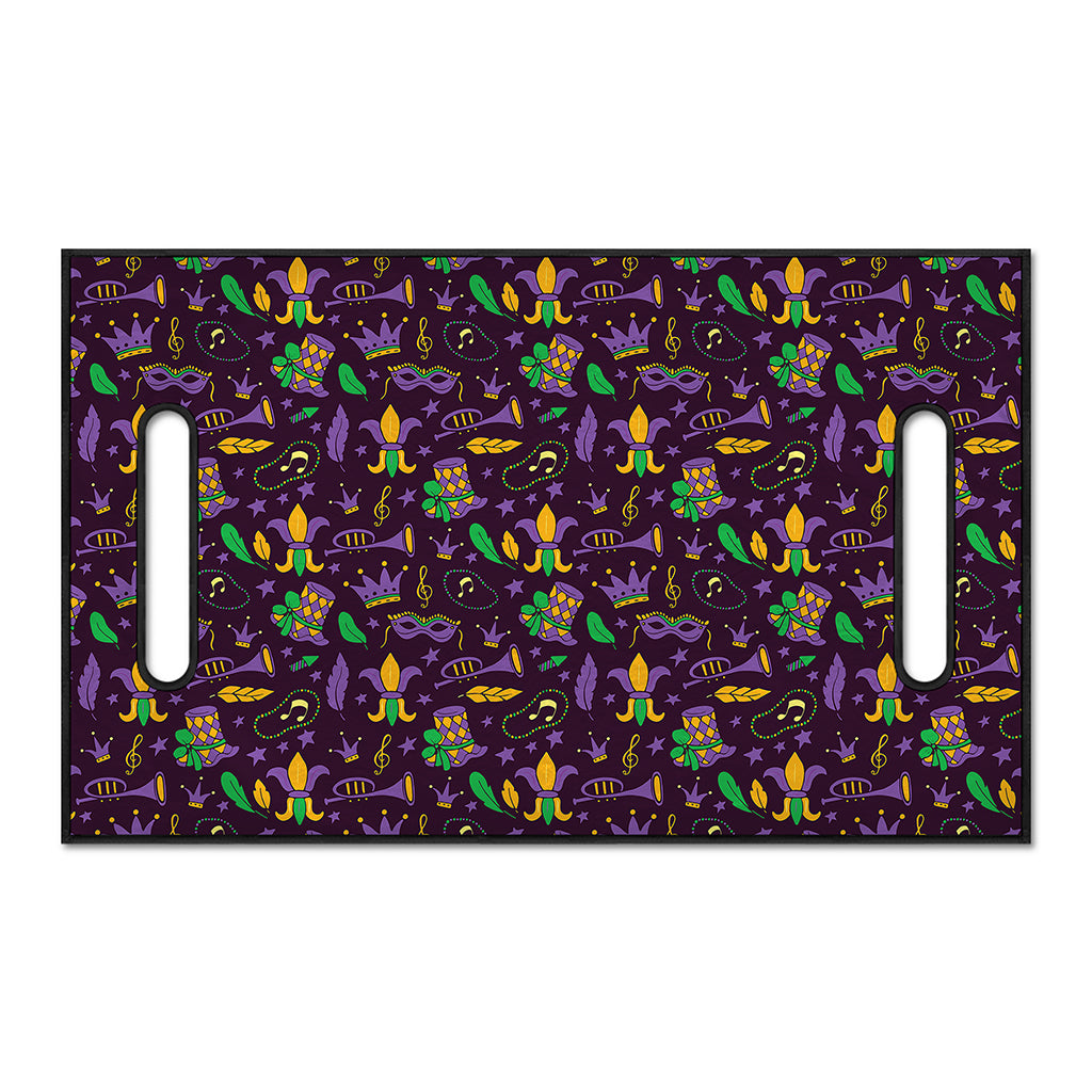 Mardi Gras Party Pattern Print Golf Cart Seat Cover