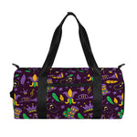 Mardi Gras Party Pattern Print Gym Bag