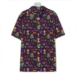 Mardi Gras Party Pattern Print Hawaiian Shirt