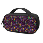 Mardi Gras Party Pattern Print Insulin Cooler Travel Case