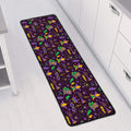 Mardi Gras Party Pattern Print Long Kitchen Mat