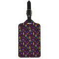 Mardi Gras Party Pattern Print Luggage Tag