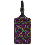 Mardi Gras Party Pattern Print Luggage Tag