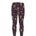 Mardi Gras Party Pattern Print Men's Leggings
