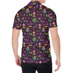 Mardi Gras Party Pattern Print Men's Shirt