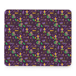 Mardi Gras Party Pattern Print Mouse Pad