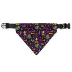 Mardi Gras Party Pattern Print Over The Collar Dog Bandana