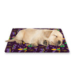 Mardi Gras Party Pattern Print Pet Cooling Mat Cover