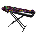 Mardi Gras Party Pattern Print Piano Keyboard Cover
