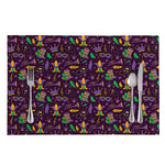 Mardi Gras Party Pattern Print Placemat