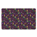Mardi Gras Party Pattern Print Polyester Doormat