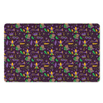 Mardi Gras Party Pattern Print Polyester Doormat