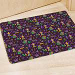 Mardi Gras Party Pattern Print Polyester Doormat