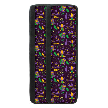 Mardi Gras Party Pattern Print Refrigerator Handle Covers
