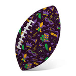 Mardi Gras Party Pattern Print Rugby Ball