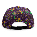 Mardi Gras Party Pattern Print Snapback Cap