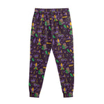 Mardi Gras Party Pattern Print Sweatpants