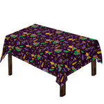 Mardi Gras Party Pattern Print Tablecloth