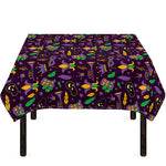 Mardi Gras Party Pattern Print Tablecloth