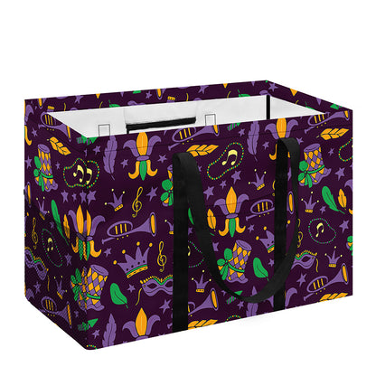 Mardi Gras Party Pattern Print Utility Tote Bag