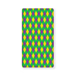 Mardi Gras Plaid Pattern Print Baby Crib Sheet