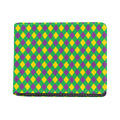 Mardi Gras Plaid Pattern Print Bifold Wallet