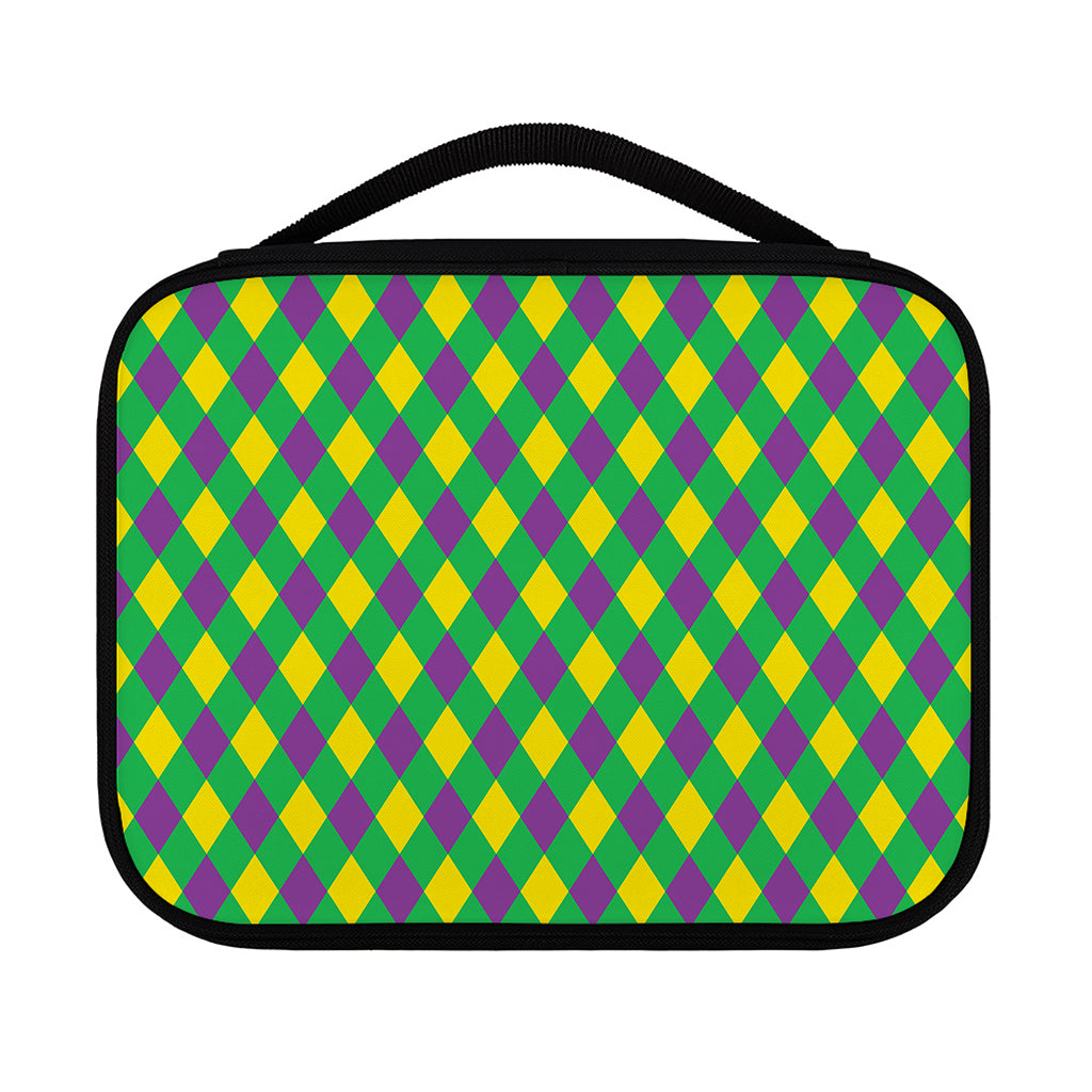 Mardi Gras Plaid Pattern Print Classic Bible Case