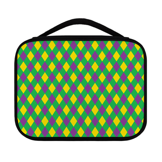Mardi Gras Plaid Pattern Print Classic Bible Case