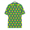 Mardi Gras Plaid Pattern Print Hawaiian Shirt