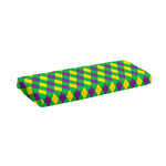 Mardi Gras Plaid Pattern Print Piano Keyboard Cover