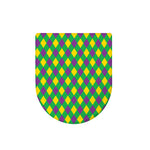 Mardi Gras Plaid Pattern Print Toilet Lid Cover