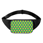 Mardi Gras Plaid Pattern Print Waist Bag