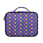 Mardi Gras Polka Dot Pattern Print Briefcase Bible Bag