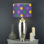 Mardi Gras Polka Dot Pattern Print Drum Lamp Shade
