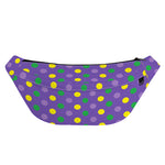 Mardi Gras Polka Dot Pattern Print Fanny Pack