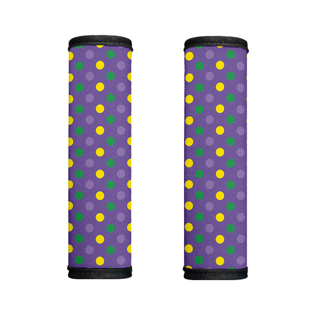 Mardi Gras Polka Dot Pattern Print Handle Covers