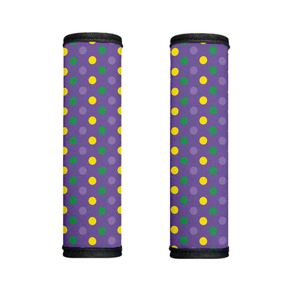 Mardi Gras Polka Dot Pattern Print Handle Covers