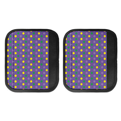 Mardi Gras Polka Dot Pattern Print Handle Covers
