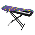 Mardi Gras Polka Dot Pattern Print Piano Keyboard Cover