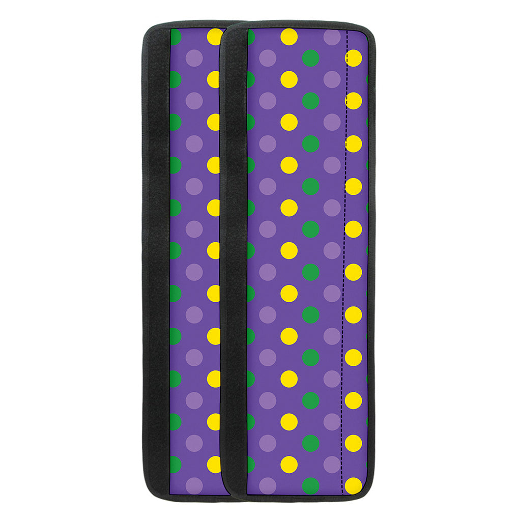 Mardi Gras Polka Dot Pattern Print Refrigerator Handle Covers