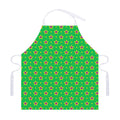 Mardi Gras Star Pattern Print Adjustable Apron