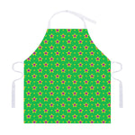 Mardi Gras Star Pattern Print Adjustable Apron
