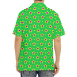 Mardi Gras Star Pattern Print Aloha Shirt
