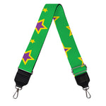 Mardi Gras Star Pattern Print Bag Strap