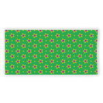 Mardi Gras Star Pattern Print Beach Towel